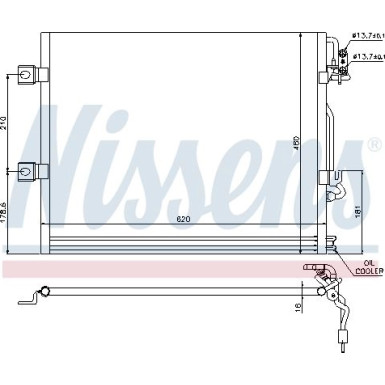 94858 Kondensator, Klimaanlage ** FIRST FIT **