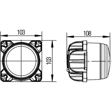Hella | Arbeitsscheinwerfer | 1G0 996 263-501