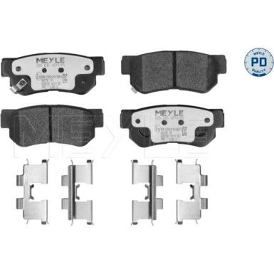 Meyle Bremsbelagsatz, Scheibenbremse MEYLE-PD: Advanced performance and design 025 235 4314/PD
