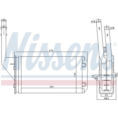 71143 Wärmetauscher, Innenraumheizung