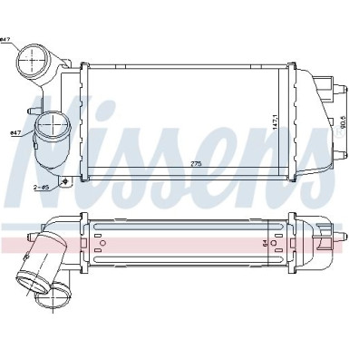 96774 Ladeluftkühler ** FIRST FIT ** 96774 Ladeluftkühler ** FIRST FIT **