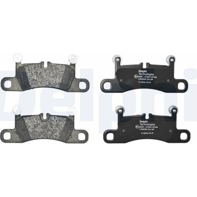 LP2233 Bremsbelagsatz, Scheibenbremse