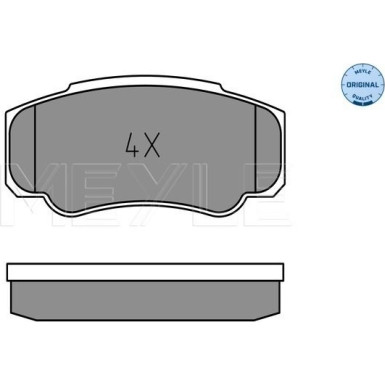 Meyle Bremsbelagsatz, Scheibenbremse MEYLE-ORIGINAL: True to OE 025 239 2120