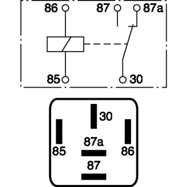 BOSCH Relais, Arbeitsstrom 0 986 332 022 BOSCH Relais, Arbeitsstrom 0 986 332 022