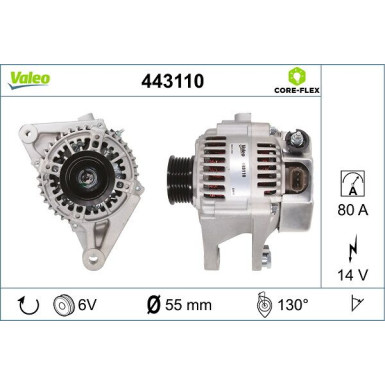 Valeo Generator VALEO CORE-FLEX 443110