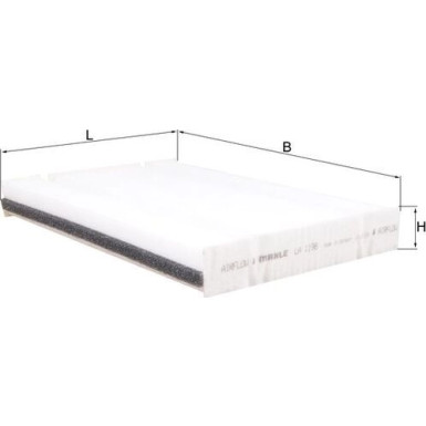 LA 1198 Filter, Innenraumluft LA 1198 Filter, Innenraumluft