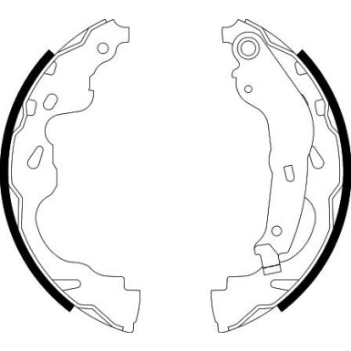 8DB 355 002-891 Bremsbackensatz