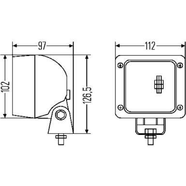 Hella | Arbeitsscheinwerfer | 1GA 007 506-001
