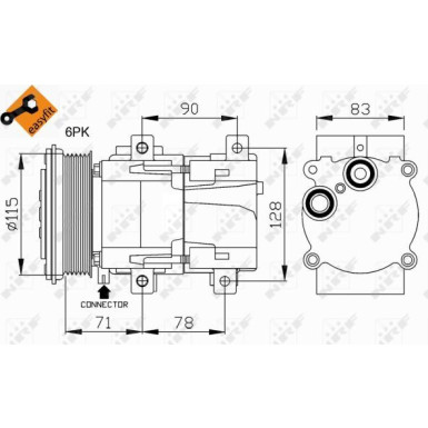32110 Kompressor, Klimaanlage EASY FIT
