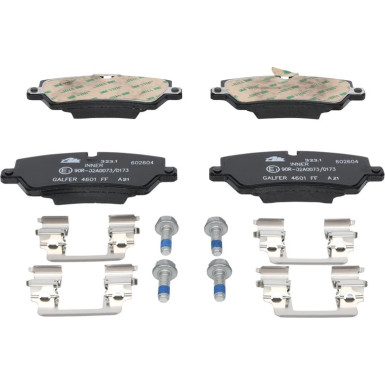 13.0460-2604.2 Bremsbelagsatz, Scheibenbremse