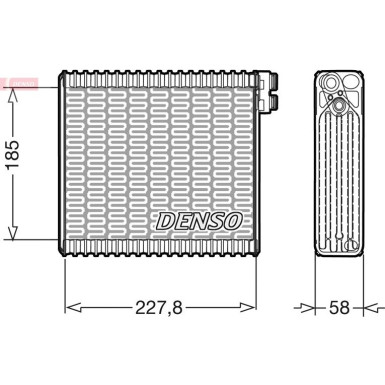 Denso | Verdampfer, Klimaanlage | DEV09011