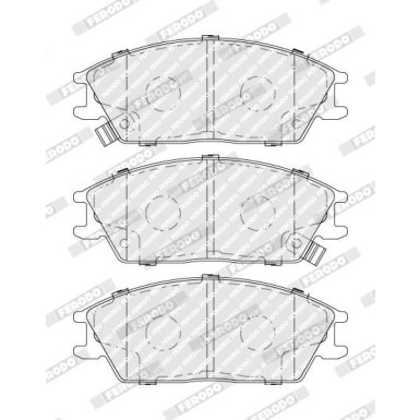 FDB4076 Bremsbelagsatz, Scheibenbremse PREMIER ECO FRICTION