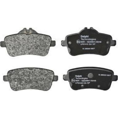 Delphi Bremsbelagsatz, Scheibenbremse LP2443