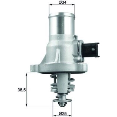 TM 41 105 Thermostat, Kühlmittel BEHR