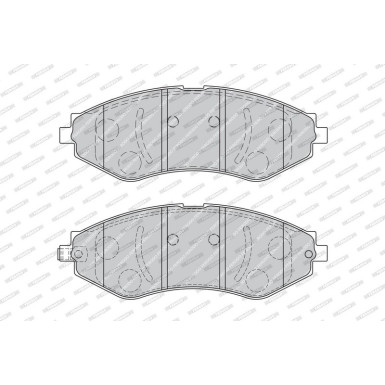 FDB1905 Bremsbelagsatz, Scheibenbremse PREMIER ECO FRICTION