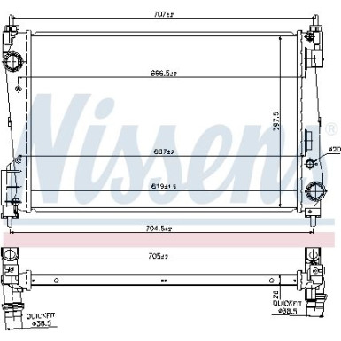 61919 Kühler, Motorkühlung