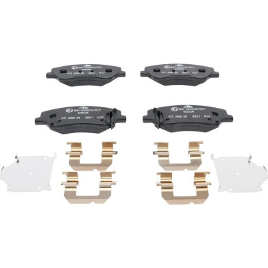 ATE | Bremsensatz, Scheibenbremse | 24.0122-0294.1 + 13.0460-5506.2