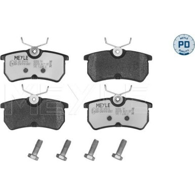 025 233 5314/PD Bremsbelagsatz, Scheibenbremse MEYLE-PD: Advanced performance and design.