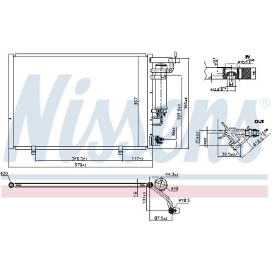 940524 Kondensator, Klimaanlage