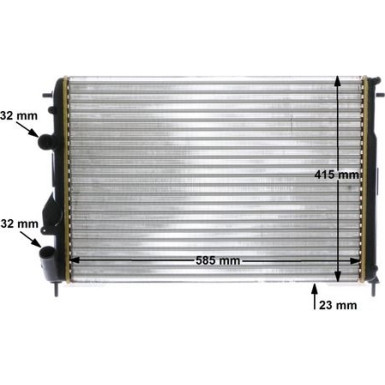 Mahle | Kühler, Motorkühlung | CR 1146 000S