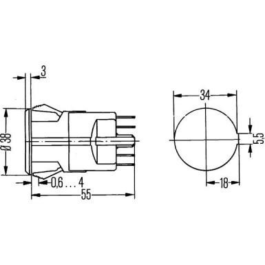 Hella | Warnblinkschalter | 6HF 002 372-041