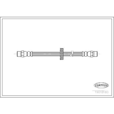 Corteco | Bremsschlauch | 19018180