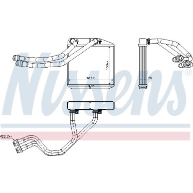 71455 Wärmetauscher, Innenraumheizung