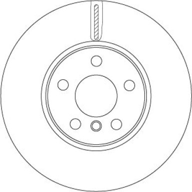 Bremsscheibe TRW SINGLE DF6747S