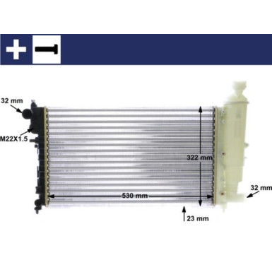 Mahle | Kühler, Motorkühlung | CR 468 000S