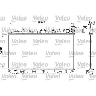 Valeo | Kühler, Motorkühlung | 731659
