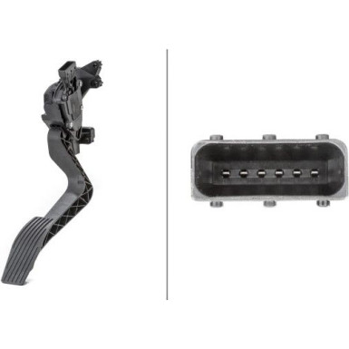 Hella | Sensor, Fahrpedalstellung | 6PV 010 175-701