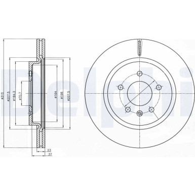 BG4388C Bremsscheibe