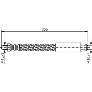BOSCH | Bremsschlauch | 1 987 476 519