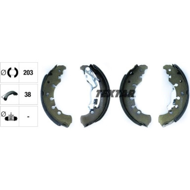 91065300 Bremsbackensatz