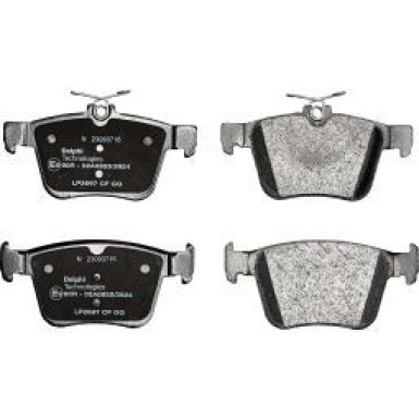 Delphi Bremsbelagsatz, Scheibenbremse LP2697