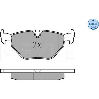 Meyle Bremsbelagsatz, Scheibenbremse MEYLE-ORIGINAL: True to OE 025 209 9517