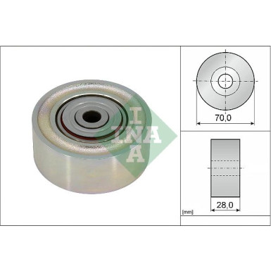 532 0934 10 Umlenk-/Führungsrolle, Keilrippenriemen