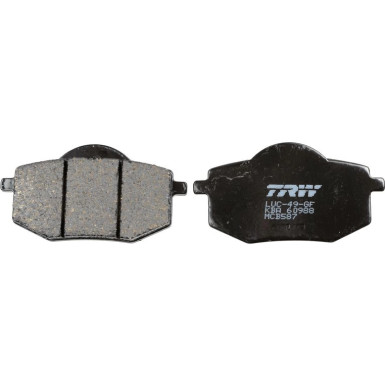 TRW | Bremsbelagsatz, Scheibenbremse | MCB587
