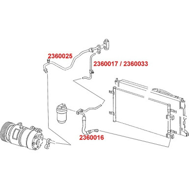 2360033 Niederdruckleitung, Klimaanlage