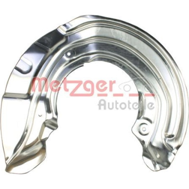 2 x METZGER Spritzblech, Bremsscheibe | 6115146