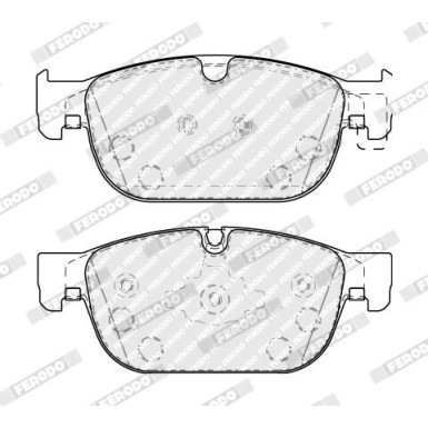 FDB5117 Bremsbelagsatz, Scheibenbremse PREMIER ECO FRICTION