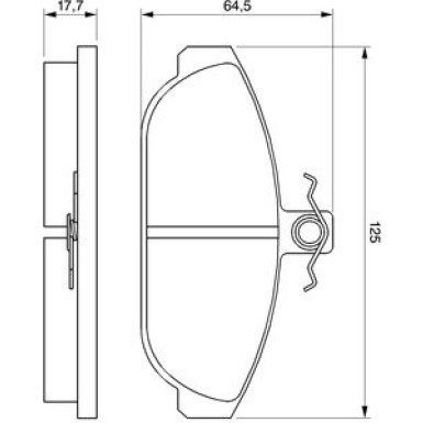 0 986 467 400 Bremsbelagsatz, Scheibenbremse 0 986 467 400 Bremsbelagsatz, Scheibenbremse