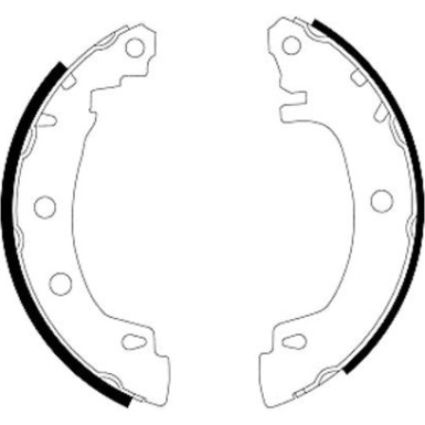 8DB 355 001-891 Bremsbackensatz