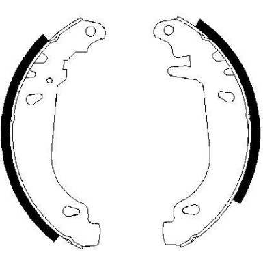 0 986 487 346 Bremsbackensatz