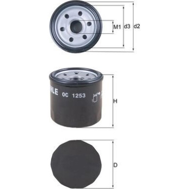 OC 1253 Ölfilter