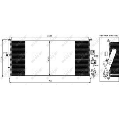 35563 Kondensator, Klimaanlage EASY FIT