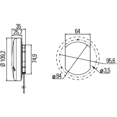 2BA 959 932-011 Blinkleuchte