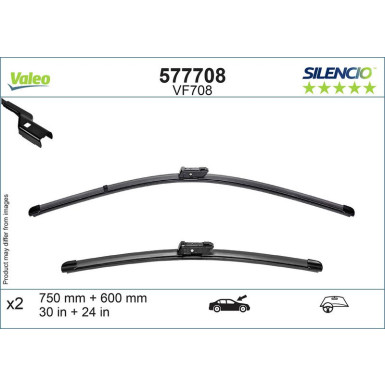 Valeo Wischblatt SILENCIO FLAT BLADE SET 577708
