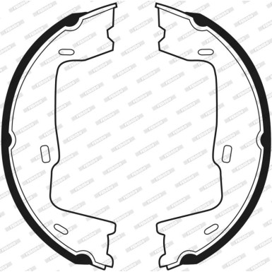 FSB227 Bremsbackensatz, Feststellbremse PREMIER