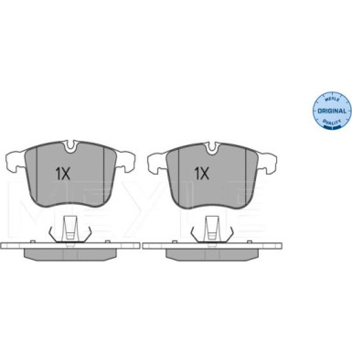 Meyle Bremsbelagsatz, Scheibenbremse MEYLE-ORIGINAL: True to OE 025 234 0419